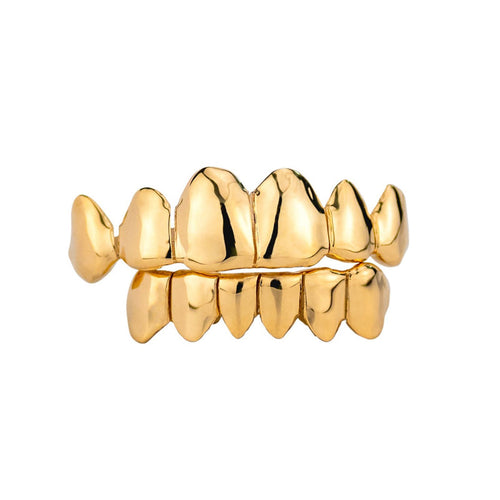 Custom Solid Gold Grillz
