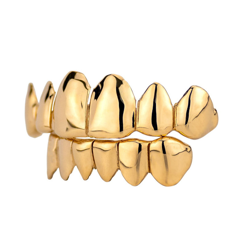 Custom Solid Gold Grillz