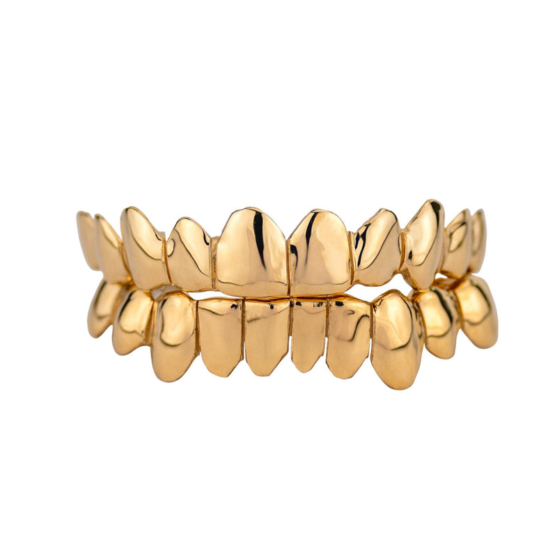 Custom Solid Gold Grillz