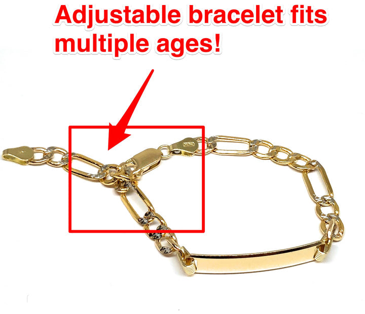 10k Gold Kids (0-8) ID Bracelets
