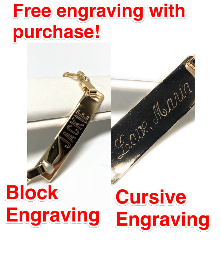 10k Gold Kids (0-8) ID Bracelets